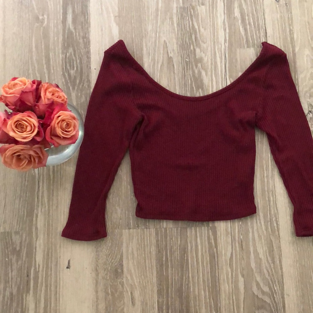 3/4 Length Crop Top
